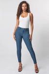 MID-RISE HYPER STRETCH SKINNY- 4 COLORS