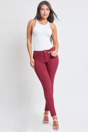 MID-RISE HYPER STRETCH SKINNY- 4 COLORS