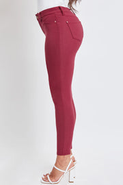 MID-RISE HYPER STRETCH SKINNY- 4 COLORS