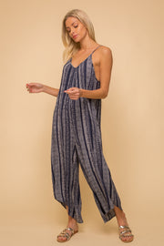 TRIBAL STRIPE JUMPSUIT