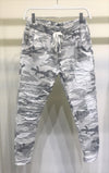 PENCIL SKETCH CAMO CRINKLE JOGGERS