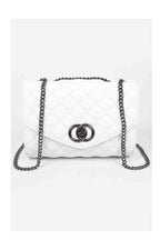 QUILTED FLAP CHAIN SHOULDER BAG