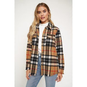 GOSSIP GIRL PLAID SHACKET