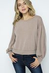 LANTERN SLEEVE TOP