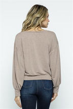 LANTERN SLEEVE TOP