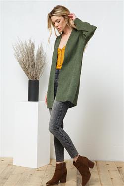 SOFT YARN CARDIGAN- 2 COLORS
