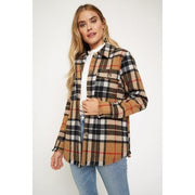 GOSSIP GIRL PLAID SHACKET