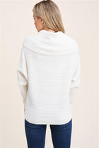 RIBBED  SWEATER