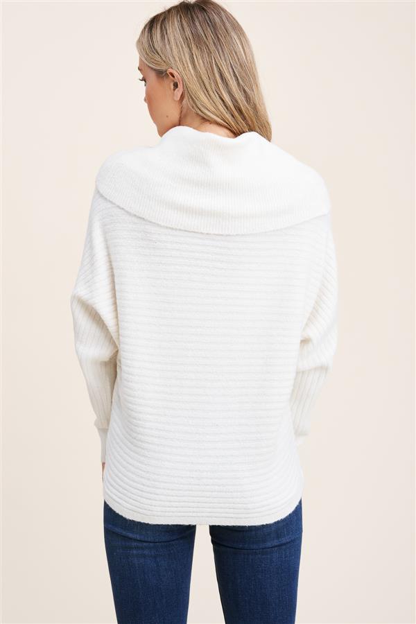 RIBBED  SWEATER