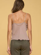 COWL NECK TANK TOP