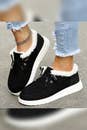 FLUFFY SLIP ON SHOES
