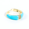 MALLORY ENAMELED STATEMENT RING