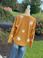 LONG SLEEVE STAR SWEATER