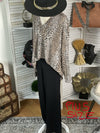 PLUS SIZE CHEETAH TOP