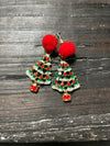 CHRISTMAS TREE EARRINGS