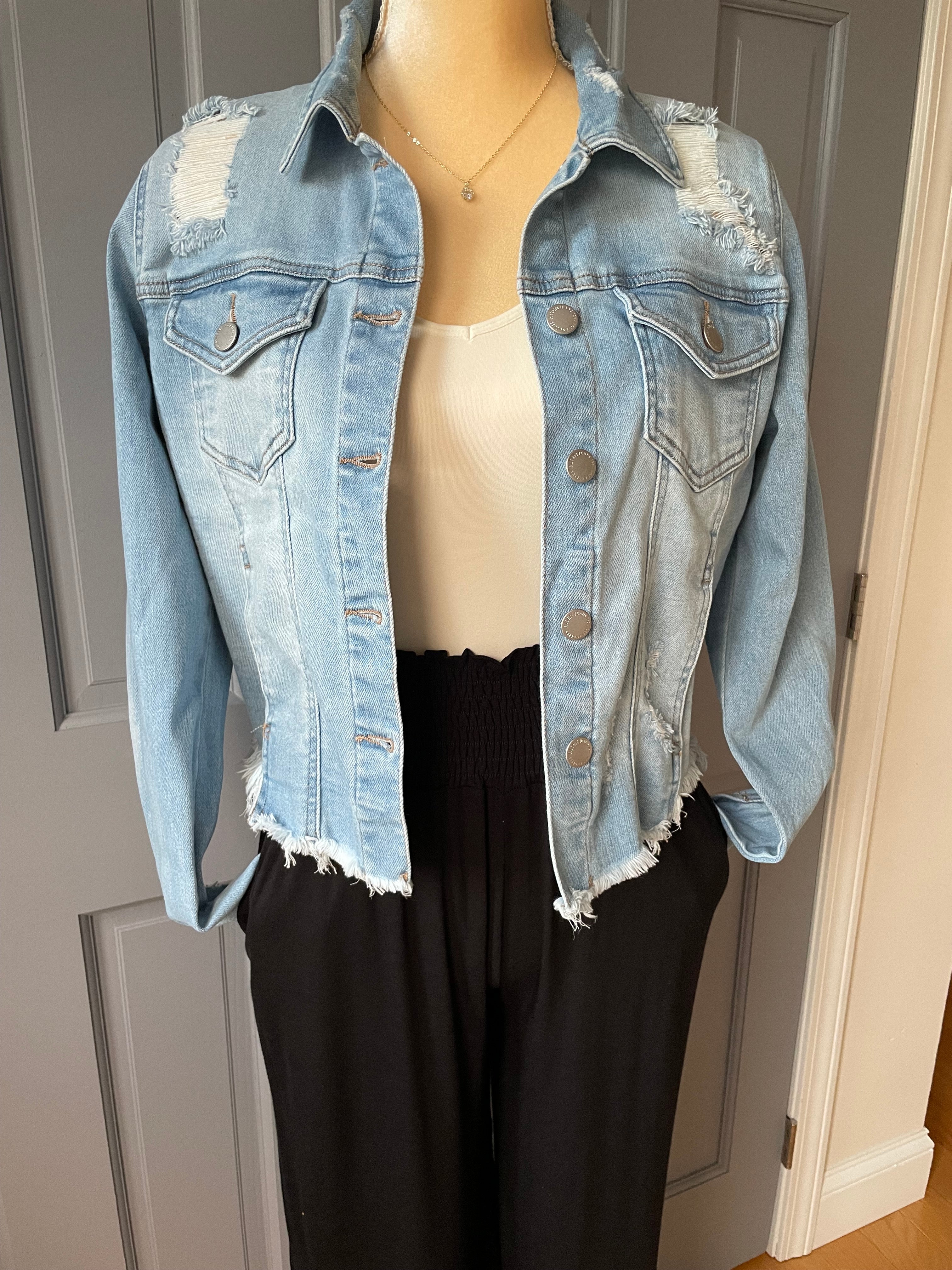 SMOCKED STRAIGHT LEG PANTS