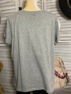 SEQUINED SHORT SLEEVE TEE