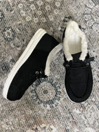 FLUFFY SLIP ON SHOES