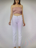 MID RISE STRAIGHT LEG JEANS