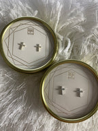 HE IS STUDS GOLD/SILVER