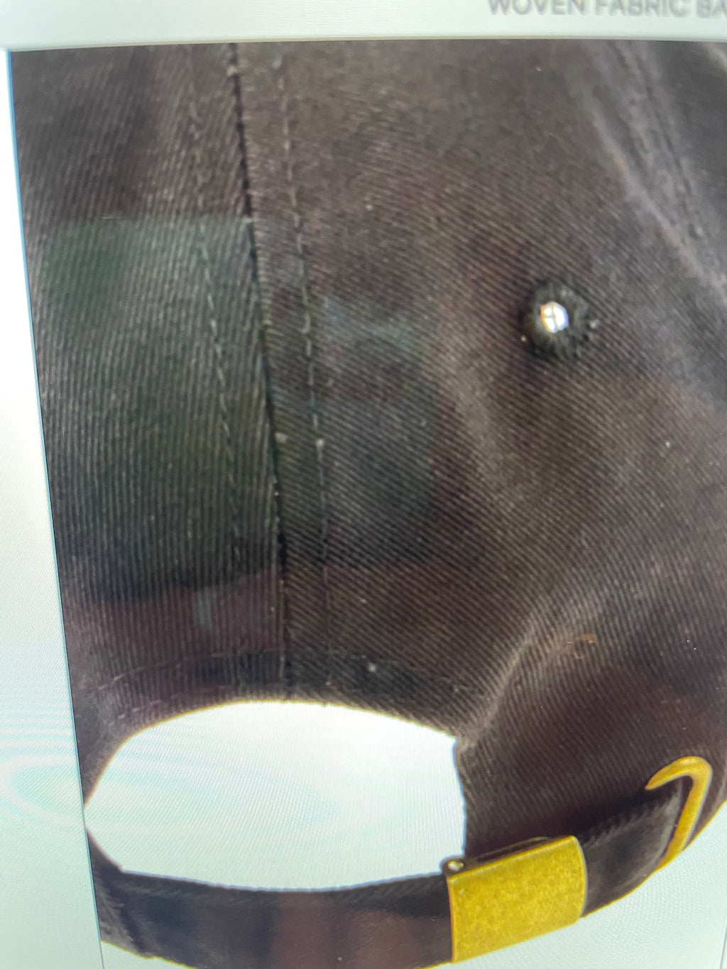 WOVEN FABRIC BASEBALL CAPS 4 COLORS