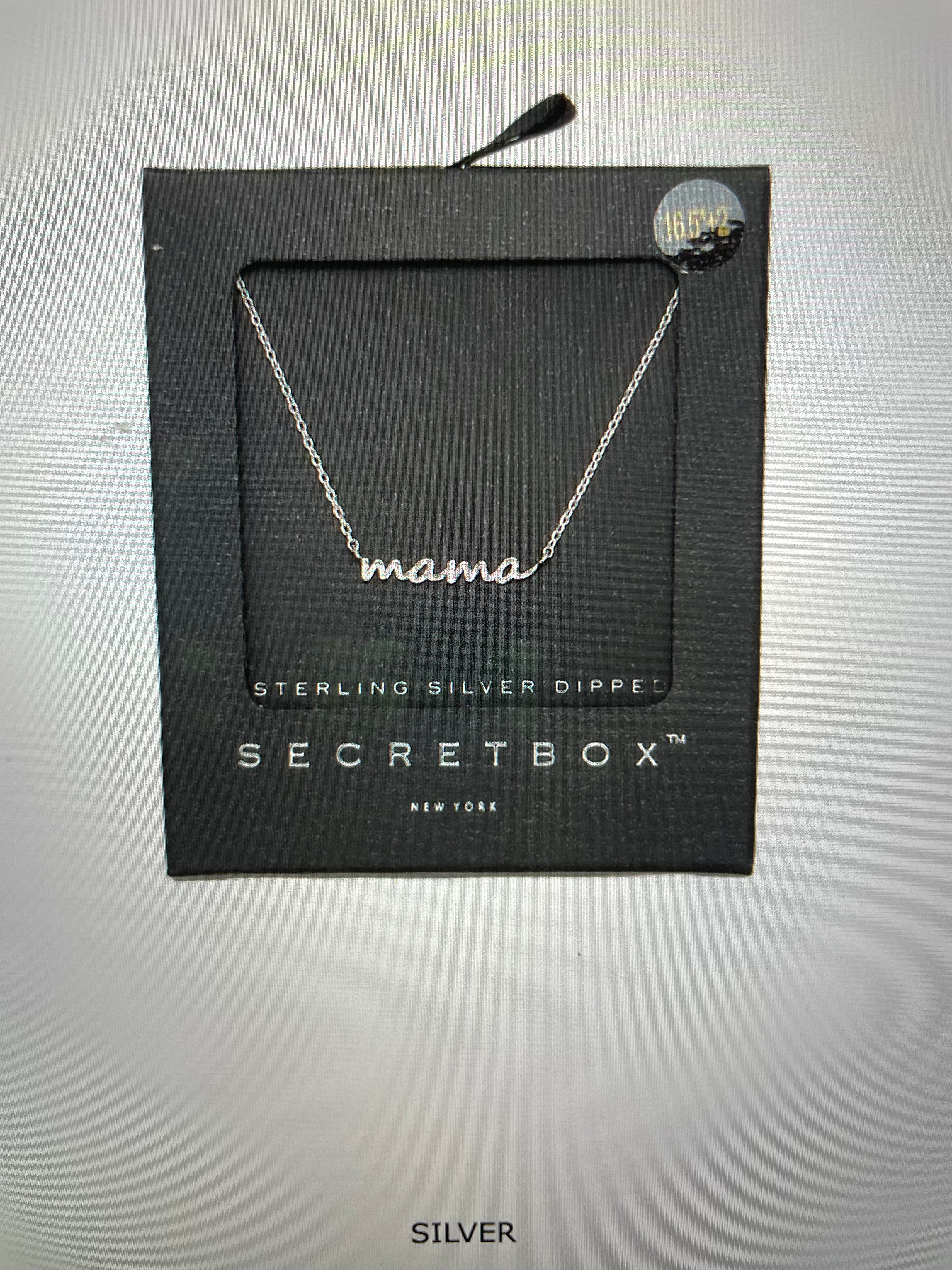 MAMA NECKLACE GD/SLV