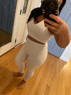 ATHLETIC RACERBACK TANK TOP & LEGGING SET