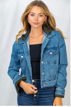 DENIM CONTRAST JACKET