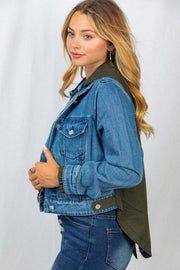 DENIM CONTRAST JACKET