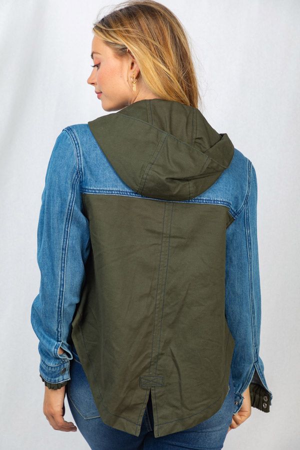 DENIM CONTRAST JACKET