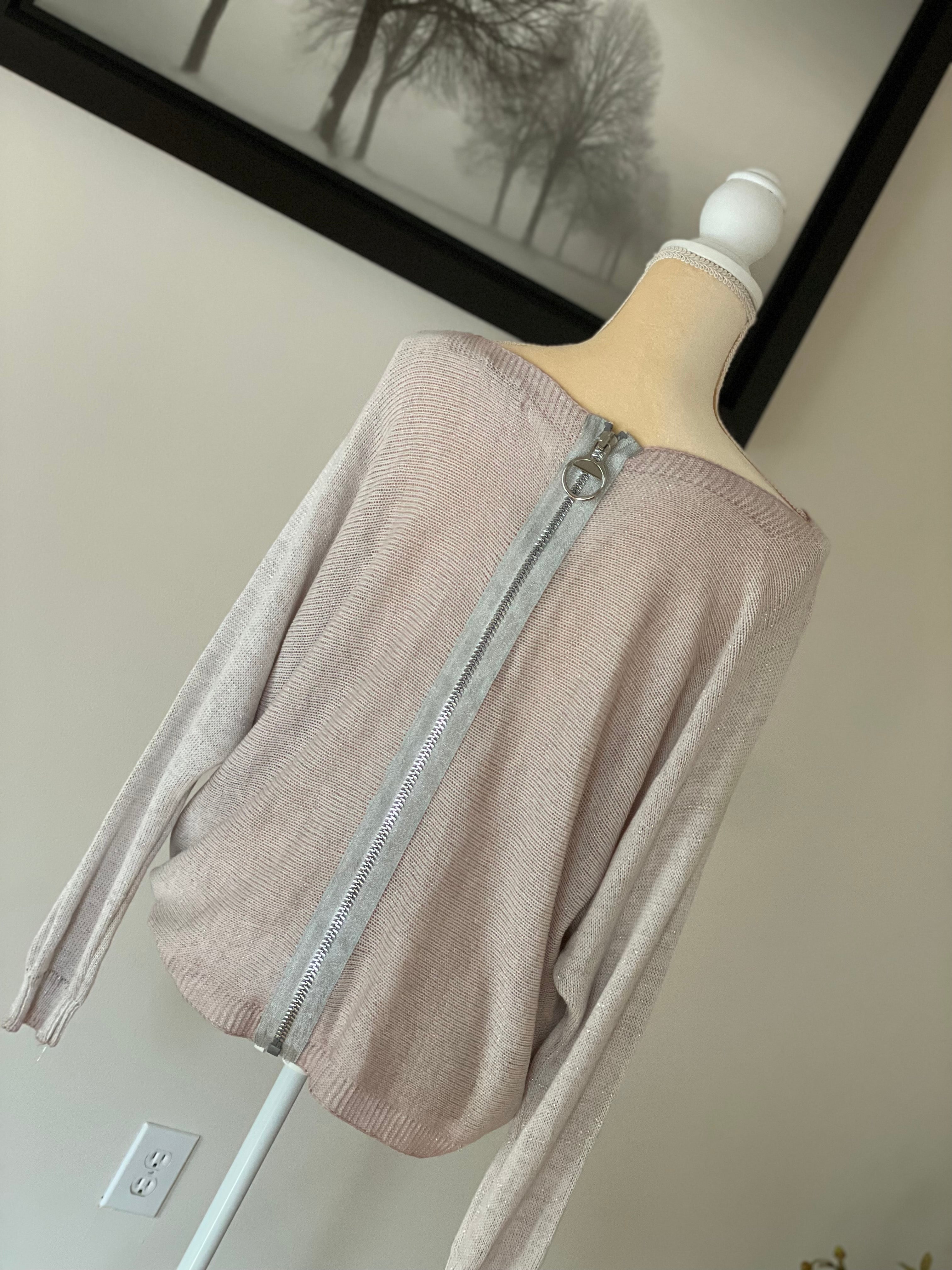 GREY VIOLET SWEATER BLUSH