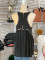 KNIT BABYDOLL TOP