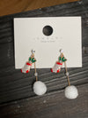 CHRISTMAS STOCKING EARRINGS