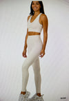 ATHLETIC RACERBACK TANK TOP & LEGGING SET