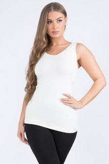 REVERSIBLE SEAMLESS TANK -10 COLORS