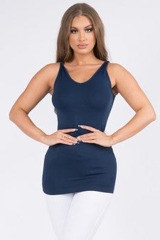 REVERSIBLE SEAMLESS TANK -10 COLORS