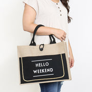 HELLO WEEKEND TOTE