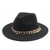 FEDORA HAT BLACK/RED