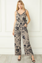 ENTRO SLEEVELESS JUMPSUIT
