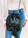 ESTELLE QUILTED BUCKET BAG