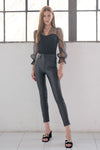 FAUX LEATHER JEGGINGS