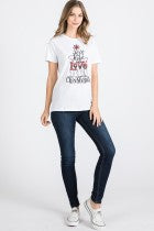 CHRISTMAS GRAPHIC TOP