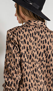 ANIMAL PRINT BLAZER