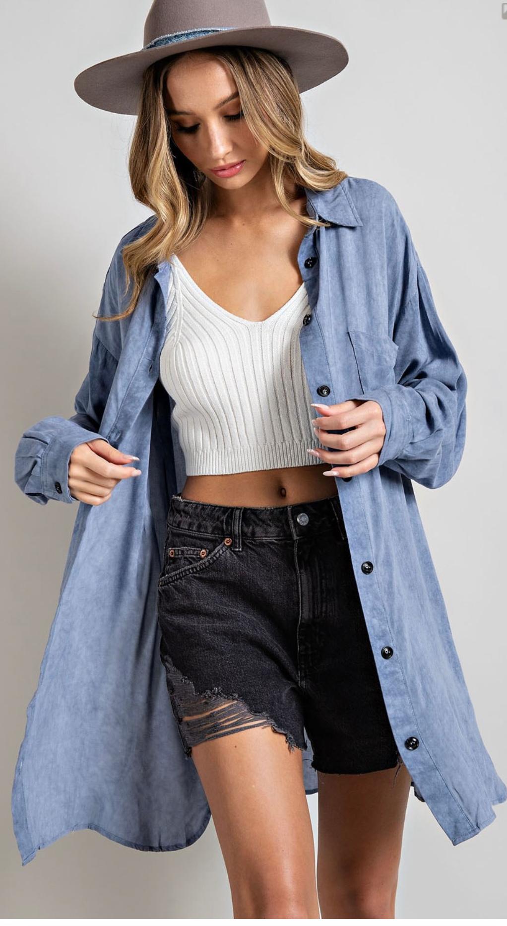 DENIM SHACKET