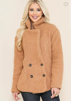 TEDDY BEAR DOUBLE BREASTED COAT/JACKET