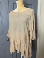 DRAPED BLOUSE TOP