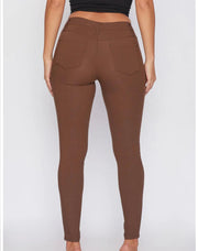 MID-RISE HYPER STRETCH SKINNY- 4 COLORS